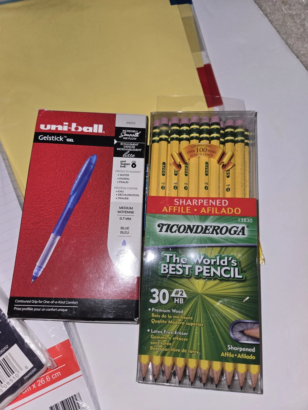 Back To School Bundle - Folders Pens Pencils Highlighters Paper Poncho Dividers